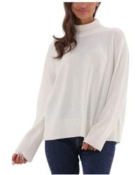 DRYKORN - Truien & Vesten ,Wit ,Wol Perima Trui & Vest - Lyst