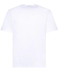 Eleventy - Tops ,Wit ,Katoen T-Shirts - Lyst