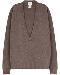 Alysi - V-Neck Knitwear - Lyst
