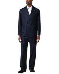 Tagliatore - Kostuums ,Blauw ,Wol Abito - Lyst