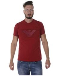 Armani Jeans Kurzarmshirt - Rot