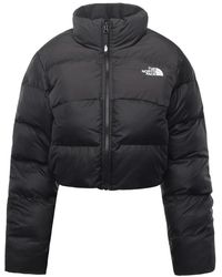 The North Face - Jassen ,Zwart ,Leer Saikuru Short Waist Jacket - Lyst