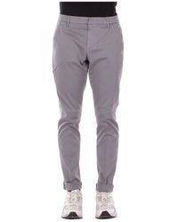 Dondup - Broeken ,Grijs ,Katoen Chino Broek - Lyst