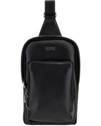 Guess - Schwarze Boston Crossover Tasche - Lyst