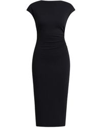Vince - Kleedjes ,Blauw ,Katoen Pima Cotton Muscle-Tee Jurk - Lyst