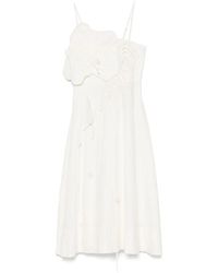 FARM Rio - Weiße Spaghetti-Träger Kleid - Lyst