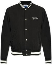 Off-White c/o Virgil Abloh - Jassen ,Zwart ,Katoen Bomberjack - Lyst