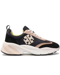 Tory Burch - Good Luck Trainer Shoes/Cream/ Leather/Suede - Lyst