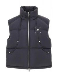 Moose Knuckles - Jassen ,Zwart ,Nylon Akai Puffer Vest - Lyst