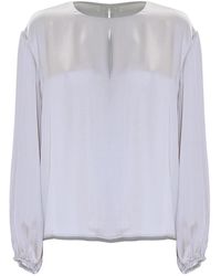 Kocca - Overhemden ,Wit ,Elegante Blouse Met Moderne Stijl - Lyst