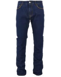 Etro - Regular-Fit Jeans Met Stiksels Op De Voorzakken - Lyst