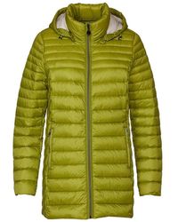 Danwear - Jassen ,Groen ,Gewatteerde Lichtgewicht Donsjas Lime/Zand - Lyst