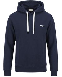 Autry - Embroidered Logo Hoodie - Lyst