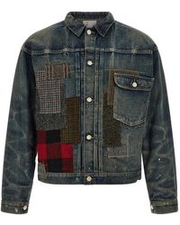 Junya Watanabe - Patchwork Denim Jacket - Lyst