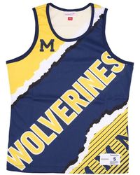 Mitchell & Ness - Fitness ,Veelkleurig ,Polyester Michigan State Spartans Basketbalshirt - Lyst