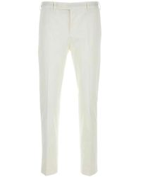 PT Torino - Pantaloni bianchi in cotone sartoriale - Lyst