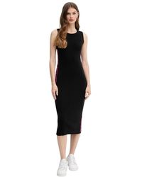 DKNY - Rippstrick-Midikleid - Lyst