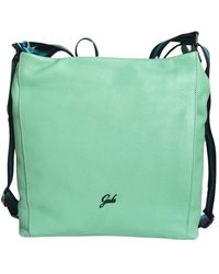 Gabs - Grüne Gehämmerte Leder Schultertasche - Lyst