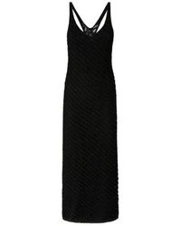 Pinko - Kleedjes ,Zwart ,Polyester Miraggio Dress - Lyst