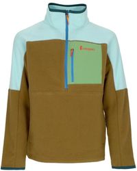 COTOPAXI - Fitness ,Bruin ,Polyester Half-Zip Fleece Jas Zee Glas - Lyst