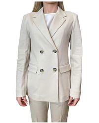 Max Mara - Jassen ,Leer Mmlrotondo Jacket - Lyst
