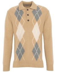 Paolo Pecora - Argyle Strickpolo Aw25 - Lyst
