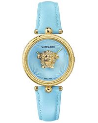 Versace - Accessoires ,Blauw ,Palazzo 34 Watch - Lyst