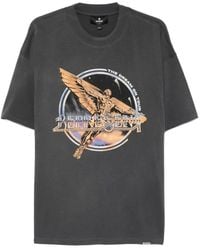 Represent - Tops ,Grijs ,Katoen Golden Tour T-Shirt - Lyst
