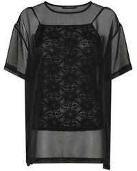 Bruuns Bazaar - Overhemden ,Zwart ,Polyester Coakum Viyana Blouse - Lyst