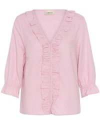 Cream - Blouses - Lyst