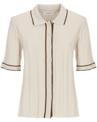 Kangra - Truien & Vesten ,Katoen Cashmere Katoen Polo Shirt - Lyst