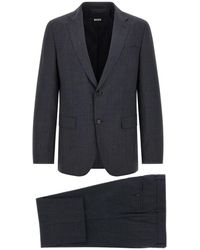 BOSS - Kostuums ,Blauw ,Wol P-Huge 2Pcs Flwg-263 Pak - Lyst