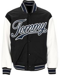 Tommy Hilfiger - Letterman Jack Zwart Kleurblok - Lyst