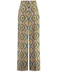 Etro - Wide Trousers - Lyst