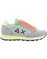 Sun 68 - Hellgraue sneakers tom fluo - Lyst