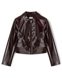 mötivi - Jassen ,Rood ,Polyester Kort Jasje - Lyst