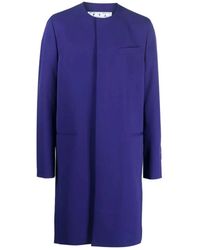 Off-White c/o Virgil Abloh - Single-Breasted Coats - Lyst