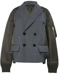 Sacai - Jassen ,Veelkleurig ,Bomber Jassen - Lyst