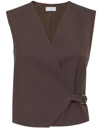 Brunello Cucinelli - Vests - Lyst