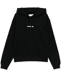 Jil Sander - Hoodies & Sweatvesten ,Zwart ,Katoen Hoodie - Lyst