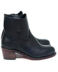 Red Wing - Schoenen ,Zwart ,Leer Inez Zwarte Leren Laarzen - Lyst