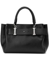 Iceberg - Dollaro-Ledertasche Mit Abnehmbarem Gürtel Und Metallverschluss - Lyst