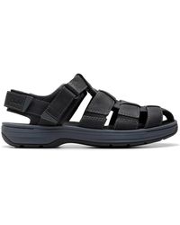 Clarks - Saltway Cove Leather Sandalen - Lyst