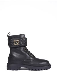Love Moschino - Lace-Up Boots - Lyst
