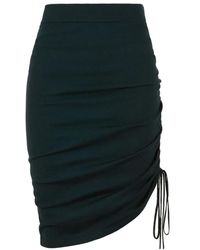 P.A.R.O.S.H. - P.A.R.O..H. ,Rokken ,Groen ,Wol Pencil Rok - Lyst