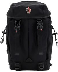 Moncler - Rugzak Met Lederen Details - Lyst