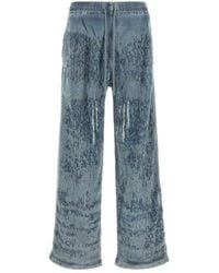 DIESEL - Wide Trousers - Lyst