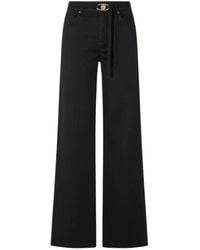 Liu Jo - Good Flare High Waist Broeken - Lyst