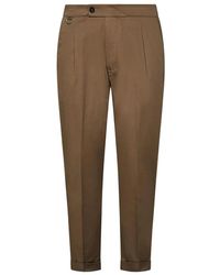 Low Brand - Braune slim fit baumwollhose,slim-fit trousers - Lyst