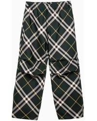 Burberry - Hose Mit Karomuster - Lyst